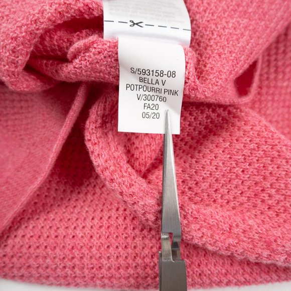 GAP pink Bella V-neck tunic sweater in Potpourri pink size XS - Picture 8 of 9